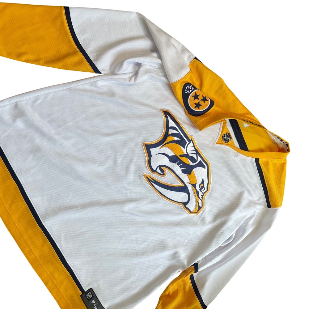 Fanatics Nashville Predators NHL Hockey Jersey Mens 3XL White Gold - Picture 5 of 9